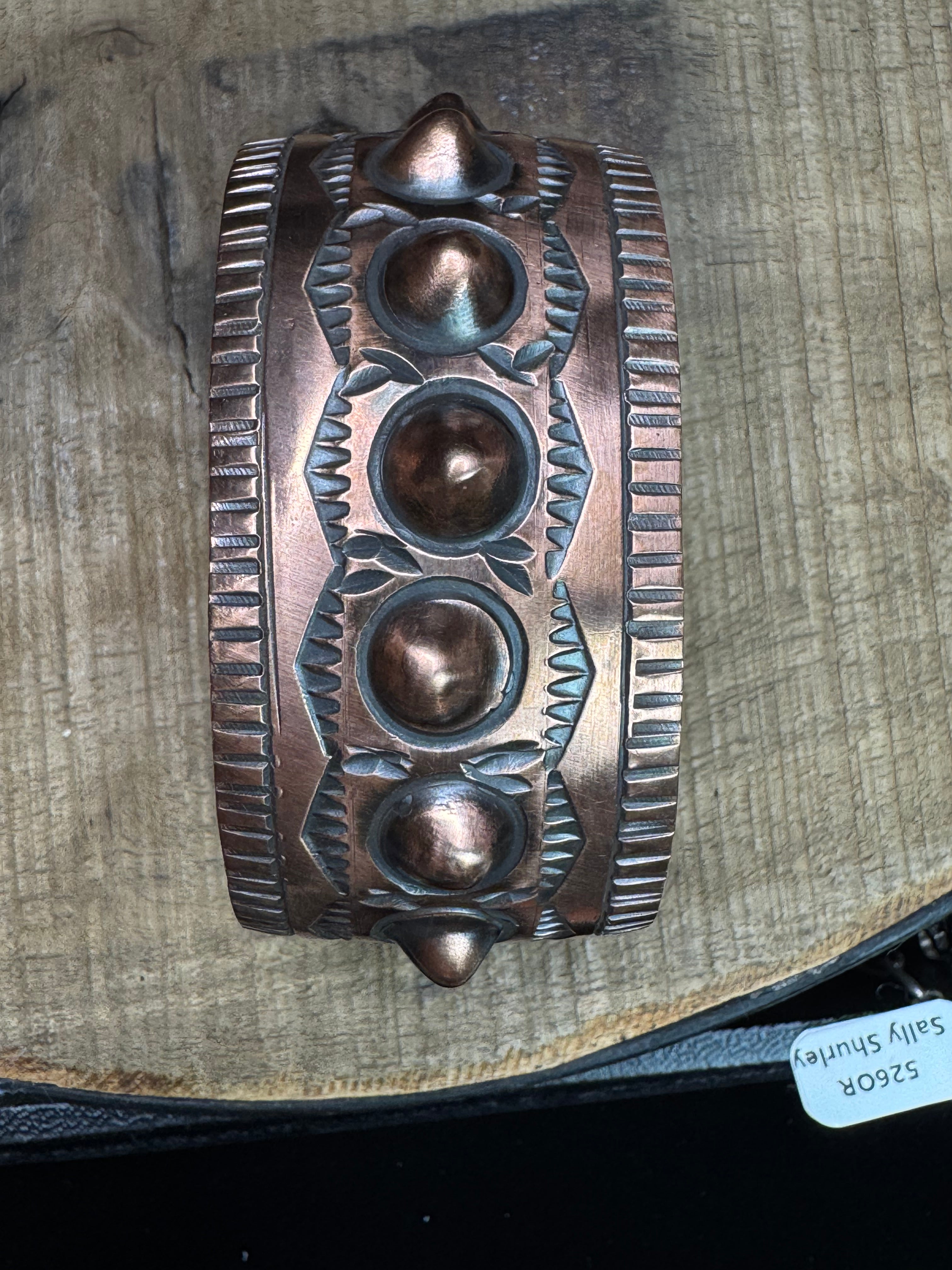 3006 - Copper Cuff by Ronnie Willie