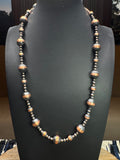 3005 - 22" Copper Variegated Beaded Necklace
