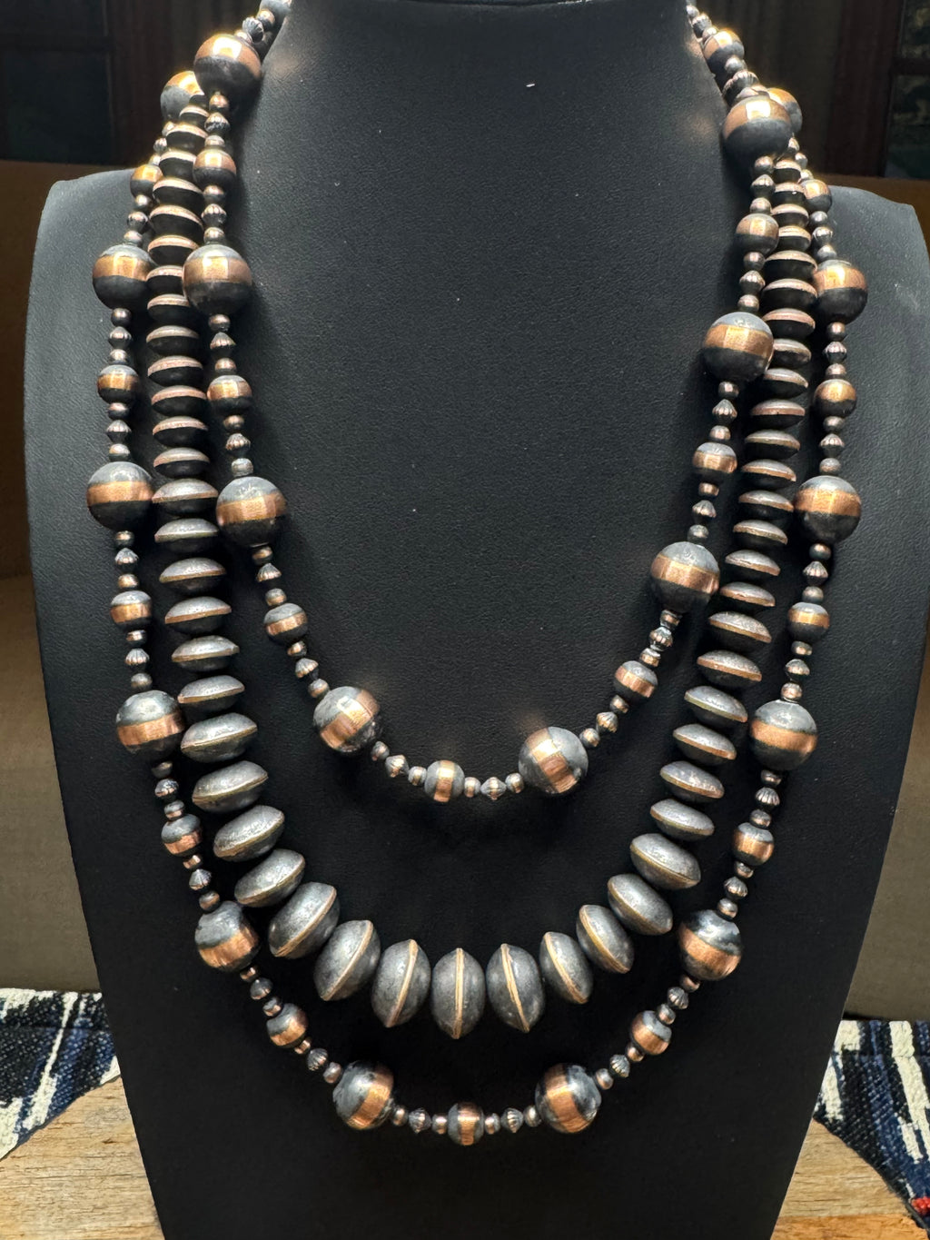 3003 - 22” Copper Beaded Necklace