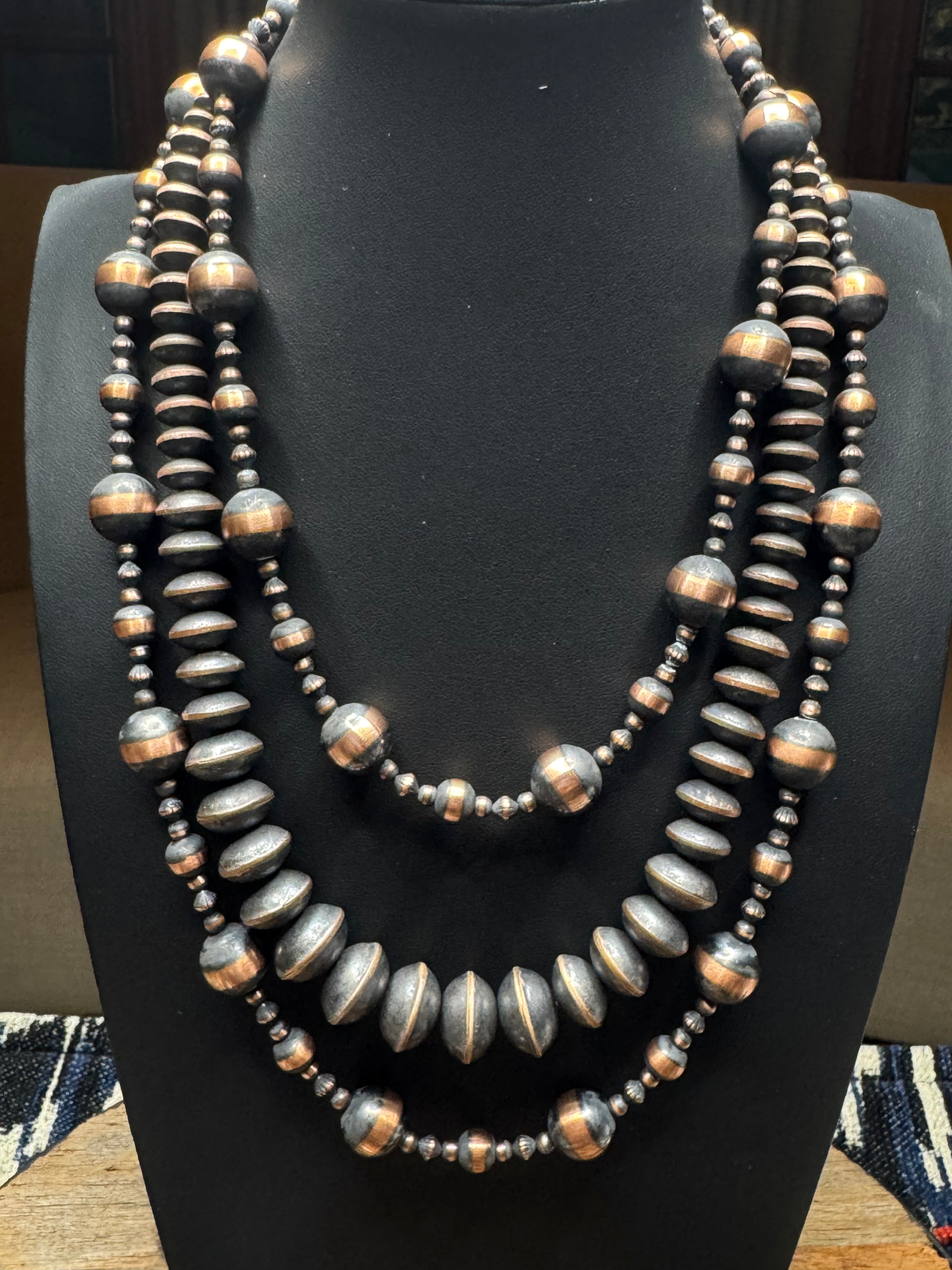 3003 - 22” Copper Beaded Necklace
