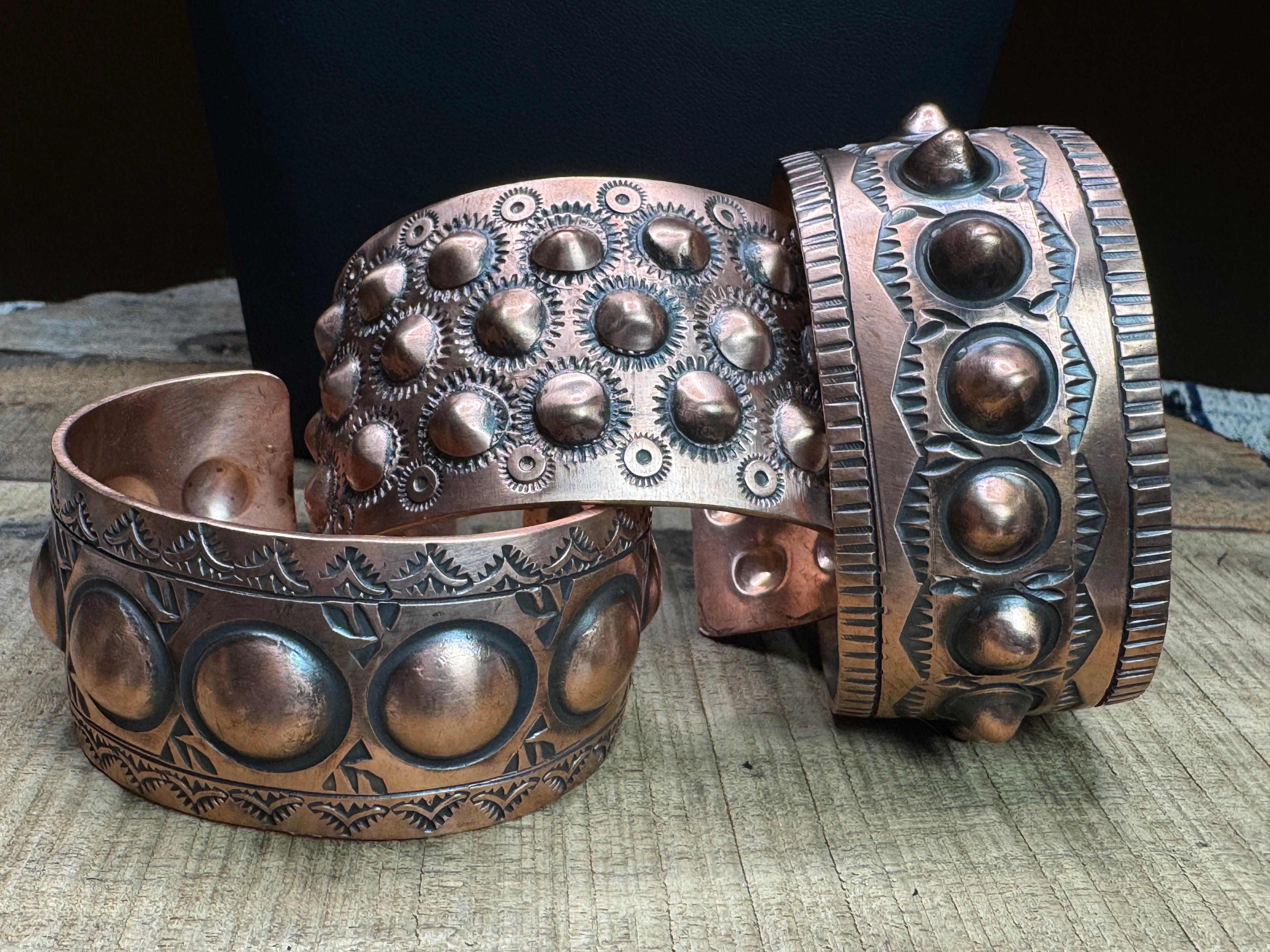 3006 - Copper Cuff by Ronnie Willie