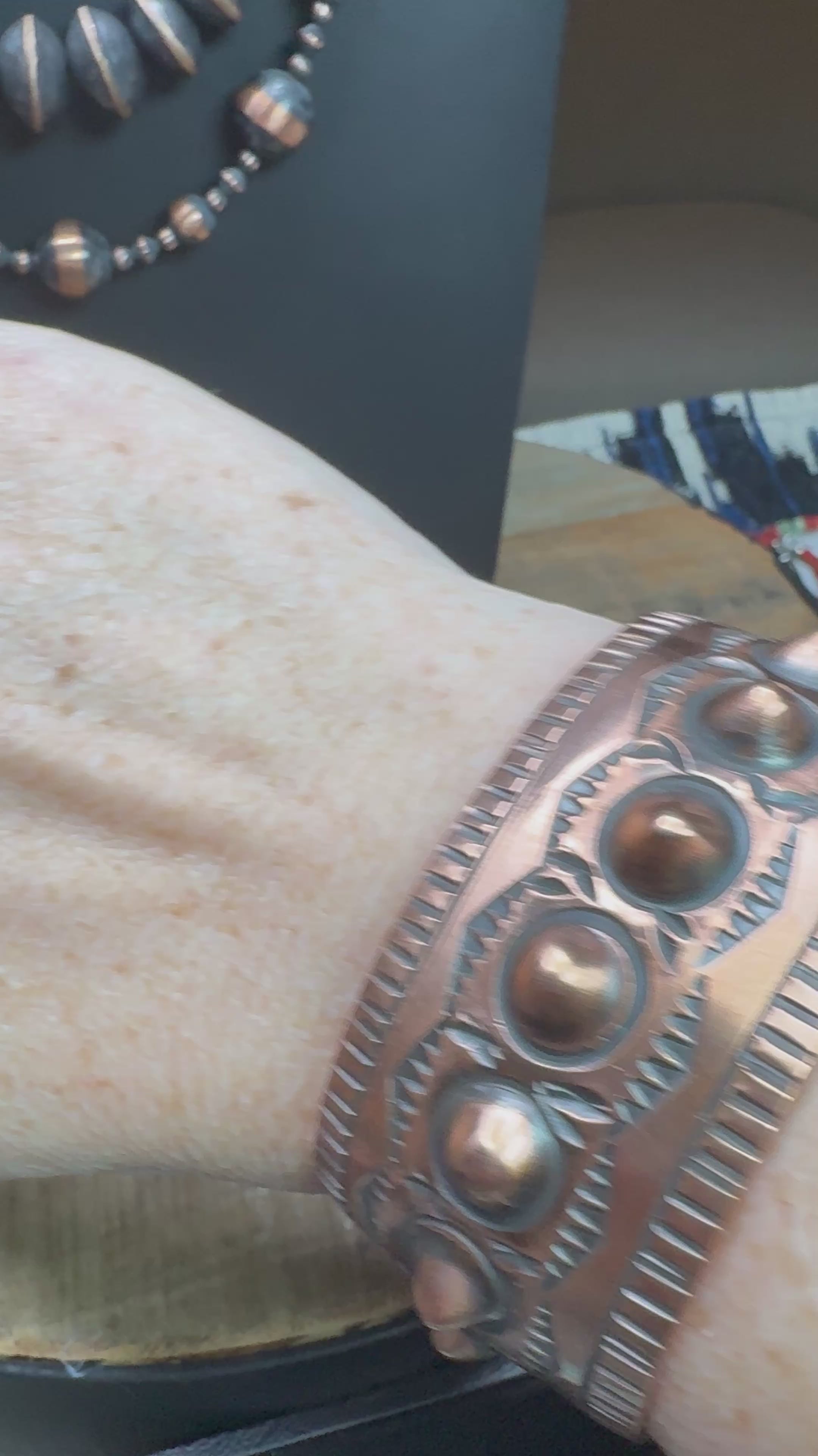 3006 - Copper Cuff by Ronnie Willie