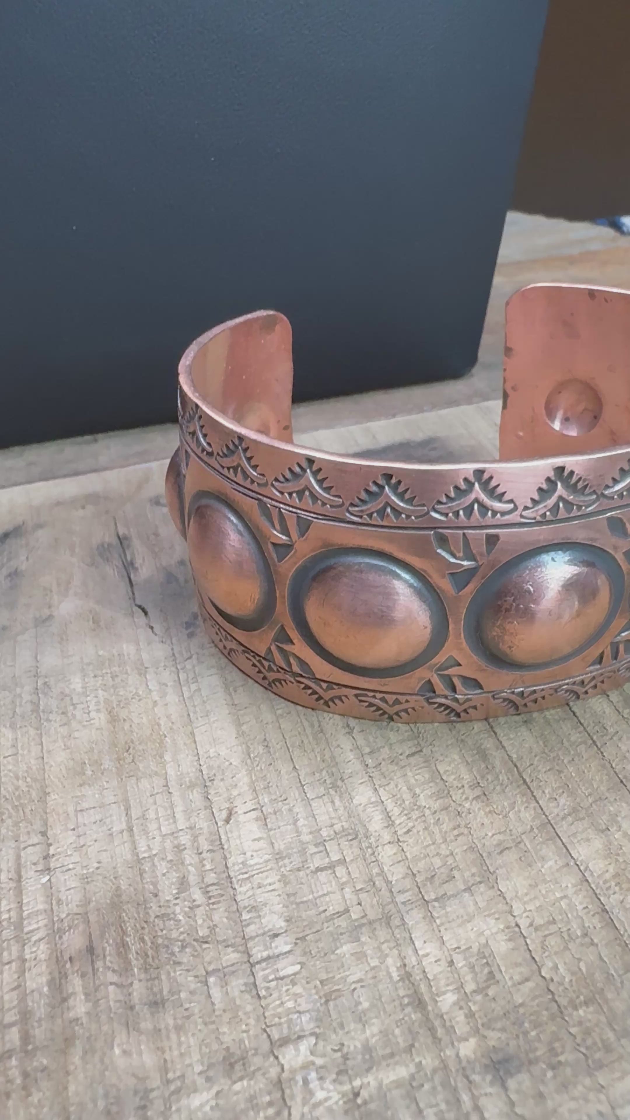 3007 - Copper Cuff by Ronnie Willie